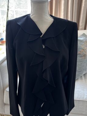 Anne Klein Black Tailored Blazer